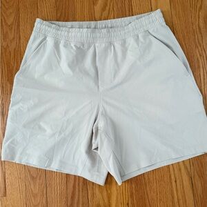 lululemon athletica Men's Cream Athletic Shorts